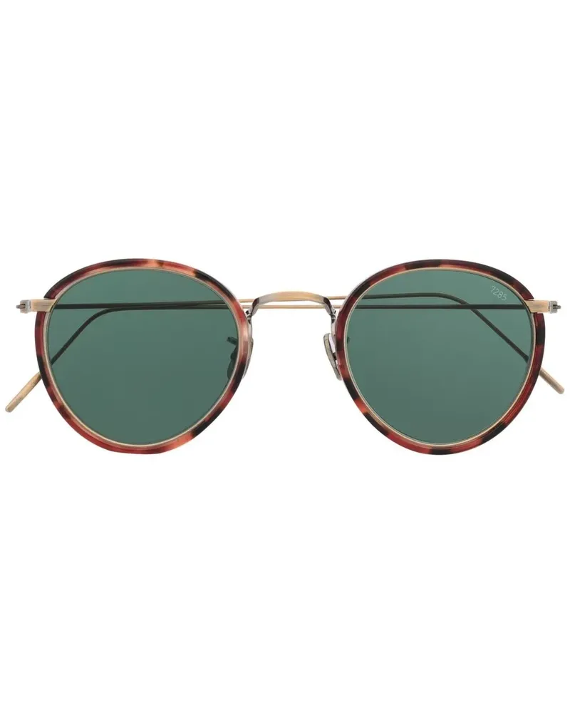 EYEVAN 7285 Runde Sonnenbrille - Braun Braun