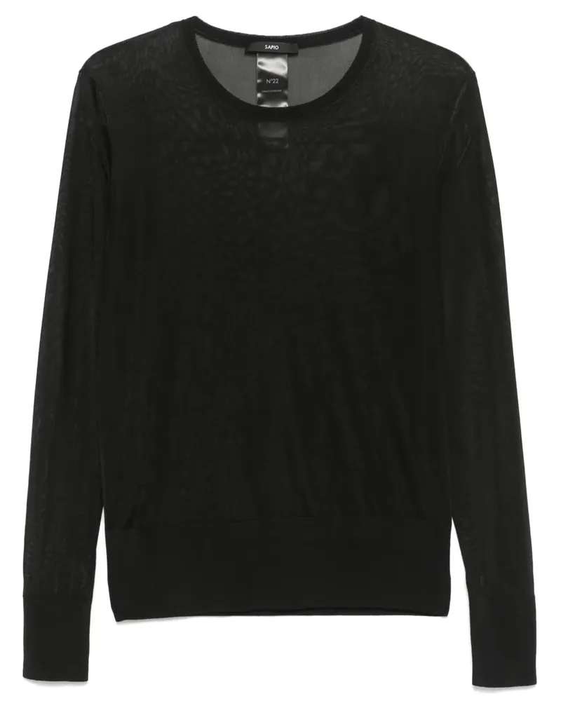 Sapio Nº22 Pullover - Schwarz Schwarz
