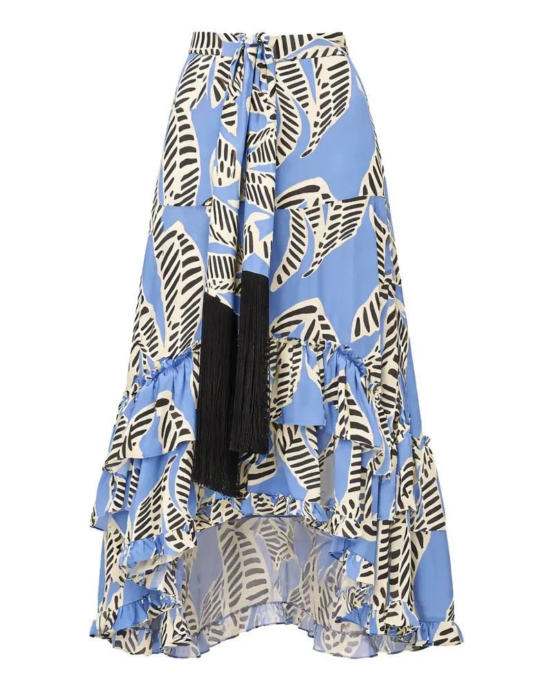 Alexis Bexley tassel ruffled skirt - Blau Blau