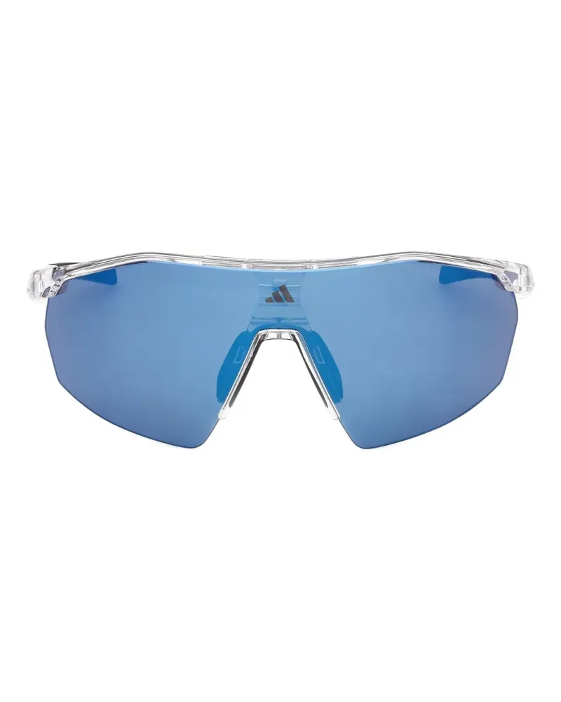 adidas geometric-frame sunglasses - Weiß Weiß