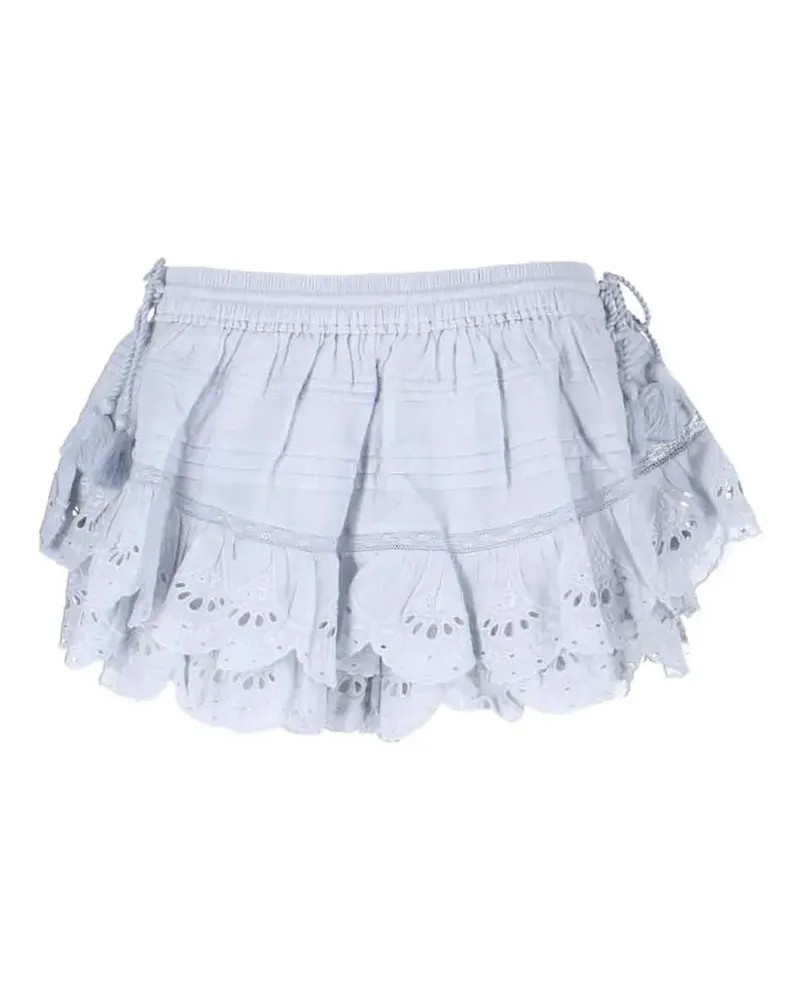 Isabel Marant Gerüschte Geana Shorts - Blau Blau