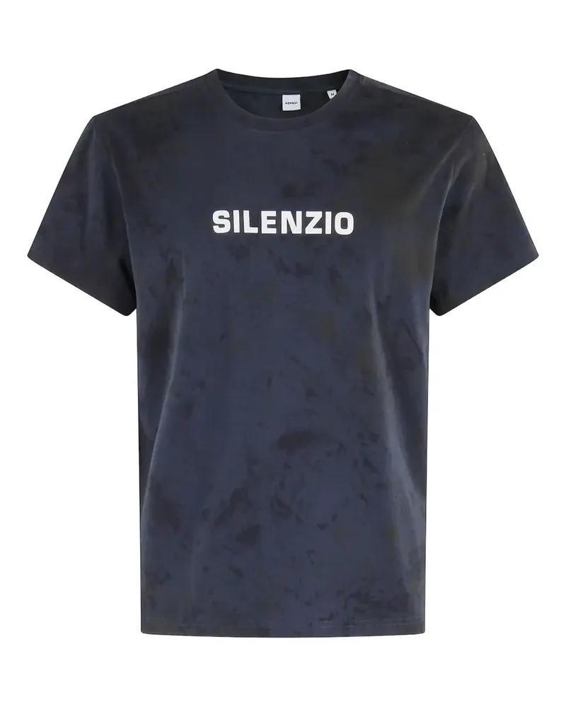 ASPESI Silenzio T-Shirt - Blau Blau
