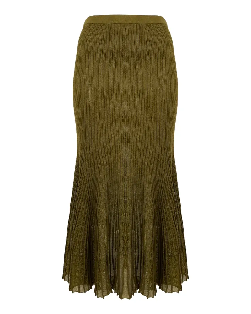Ulla Johnson Vera knitted midi skirt - Grün Grün