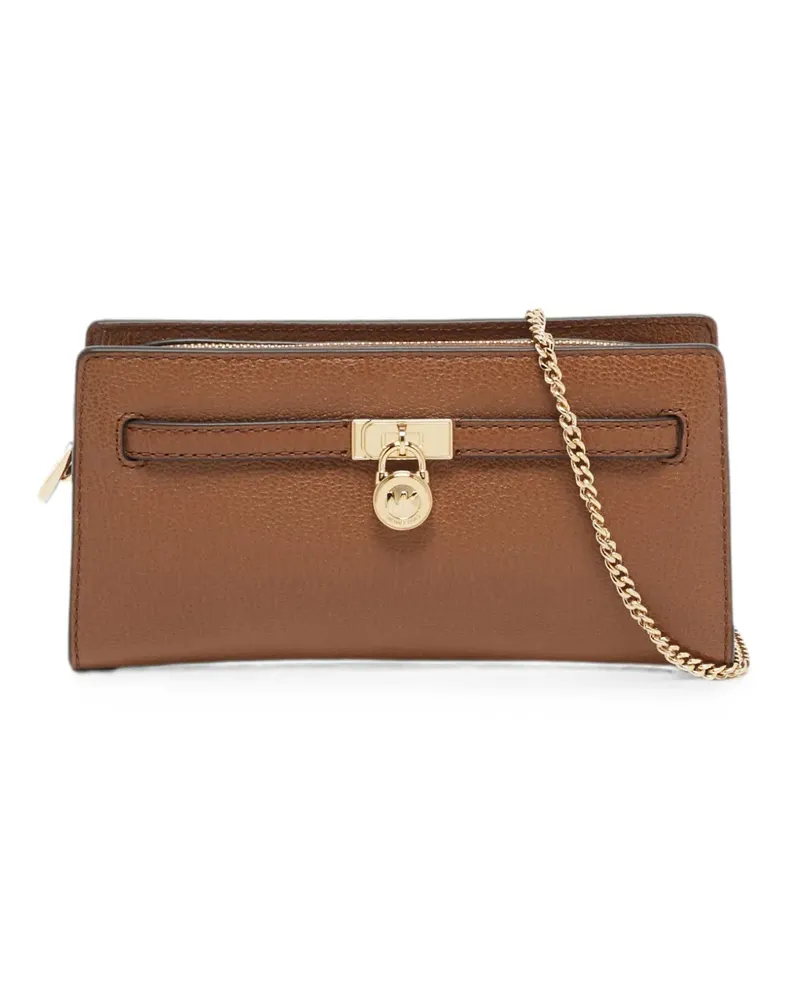 Michael Kors Mini Moderne Schultertasche mit Schloss - Braun Braun