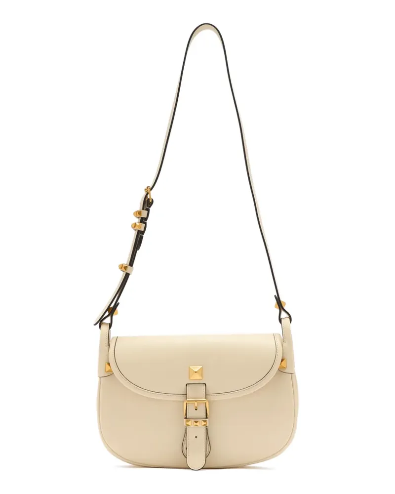 Valentino Garavani Flaneuse leather shoulder bag - Nude Nude