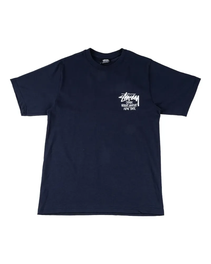 Stüssy x Dover Street Market New York T-Shirt - Blau Blau