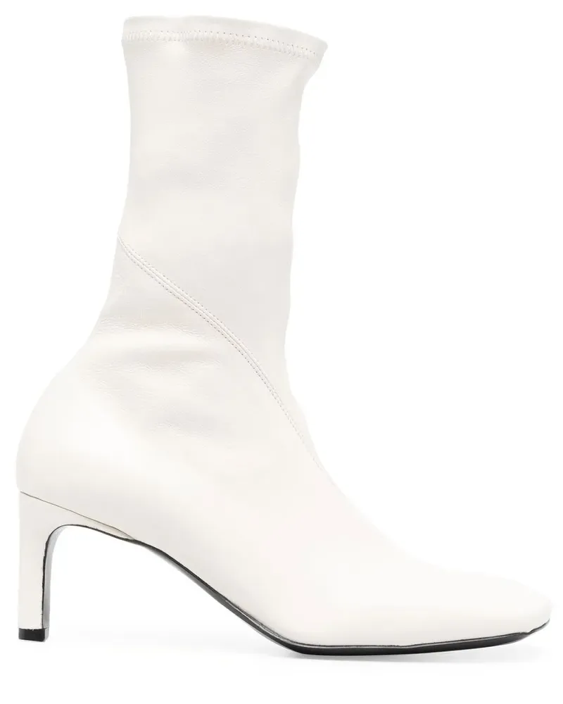 Jil Sander Stiefeletten 65mm - Weiß Weiß