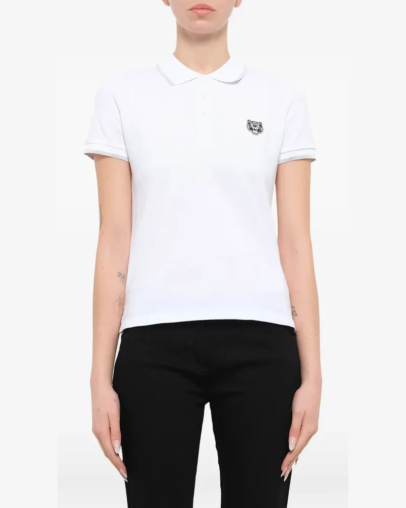 Kenzo Tiger Poloshirt - Weiß Weiß