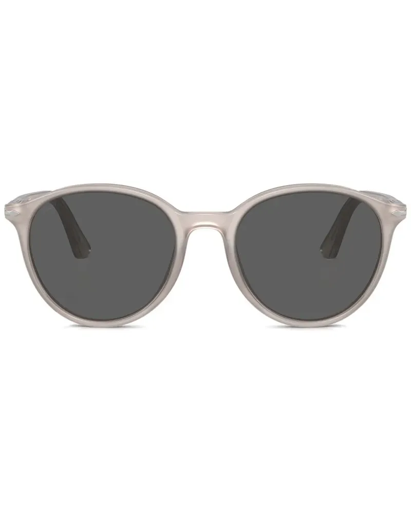 Persol Sonnenbrille mit rundem Gestell - Grau Grau