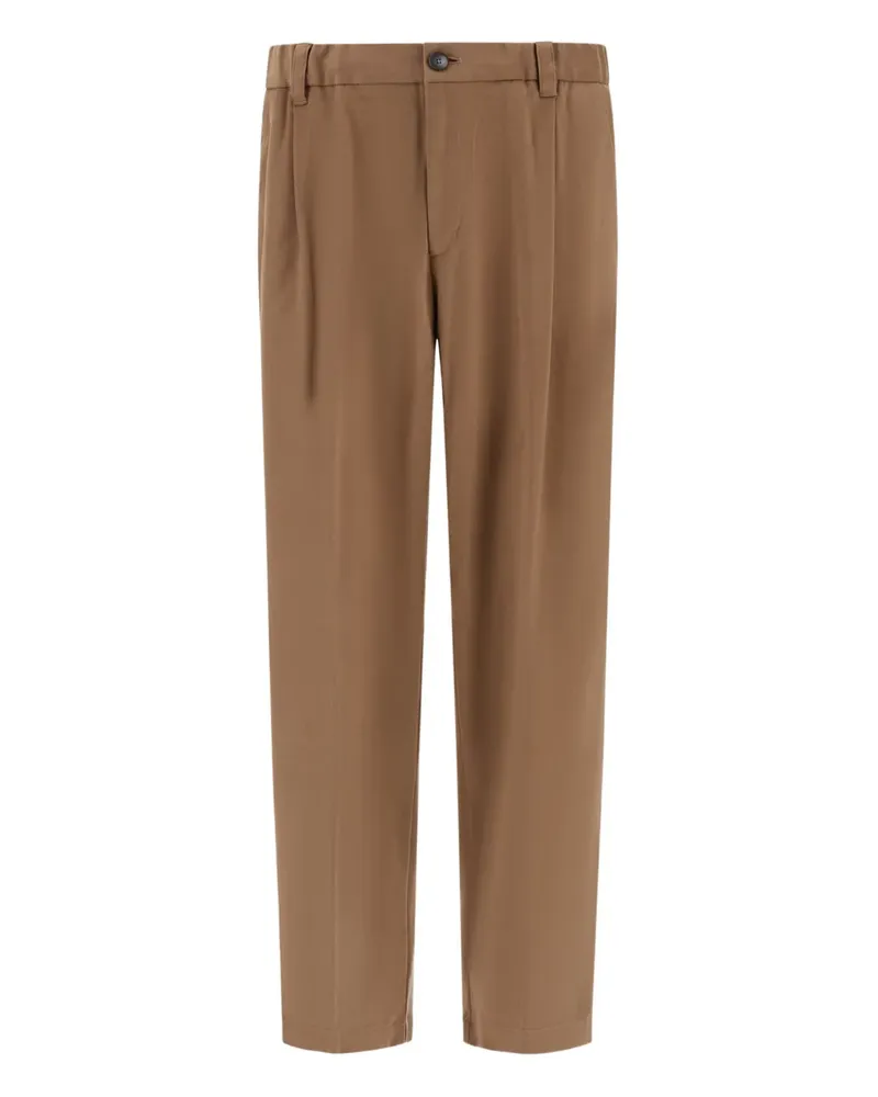 Herno Plissierte Hose - Braun Braun