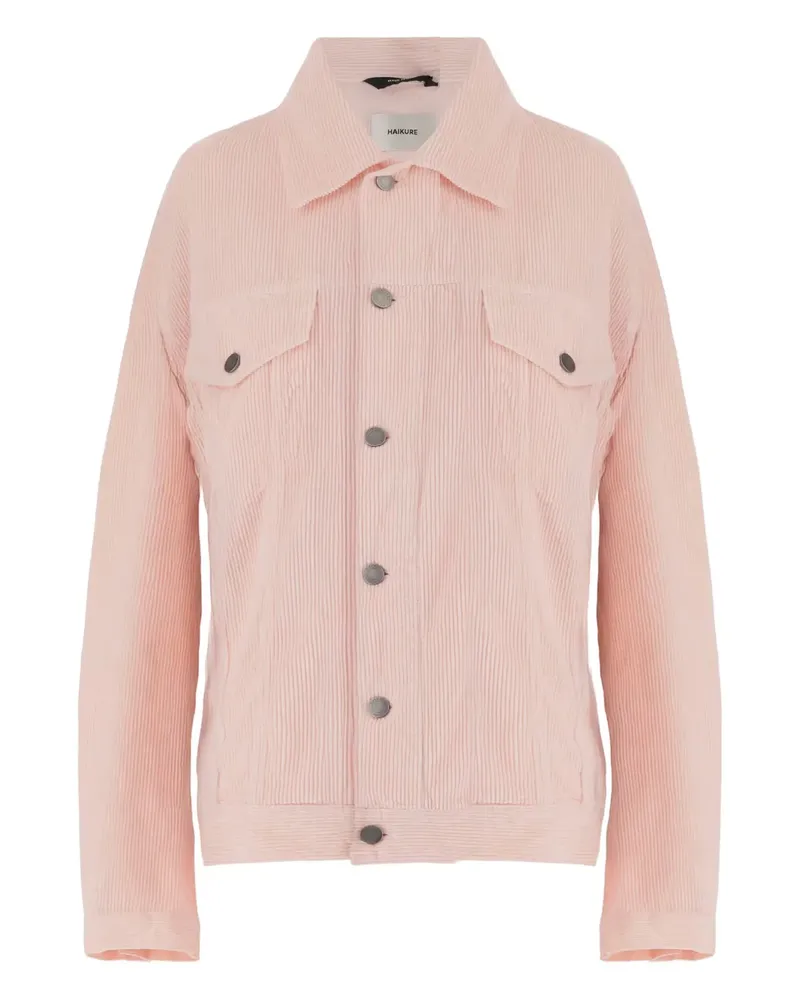 Haikure Cordjacke mit Knopfleiste - Rosa Rosa