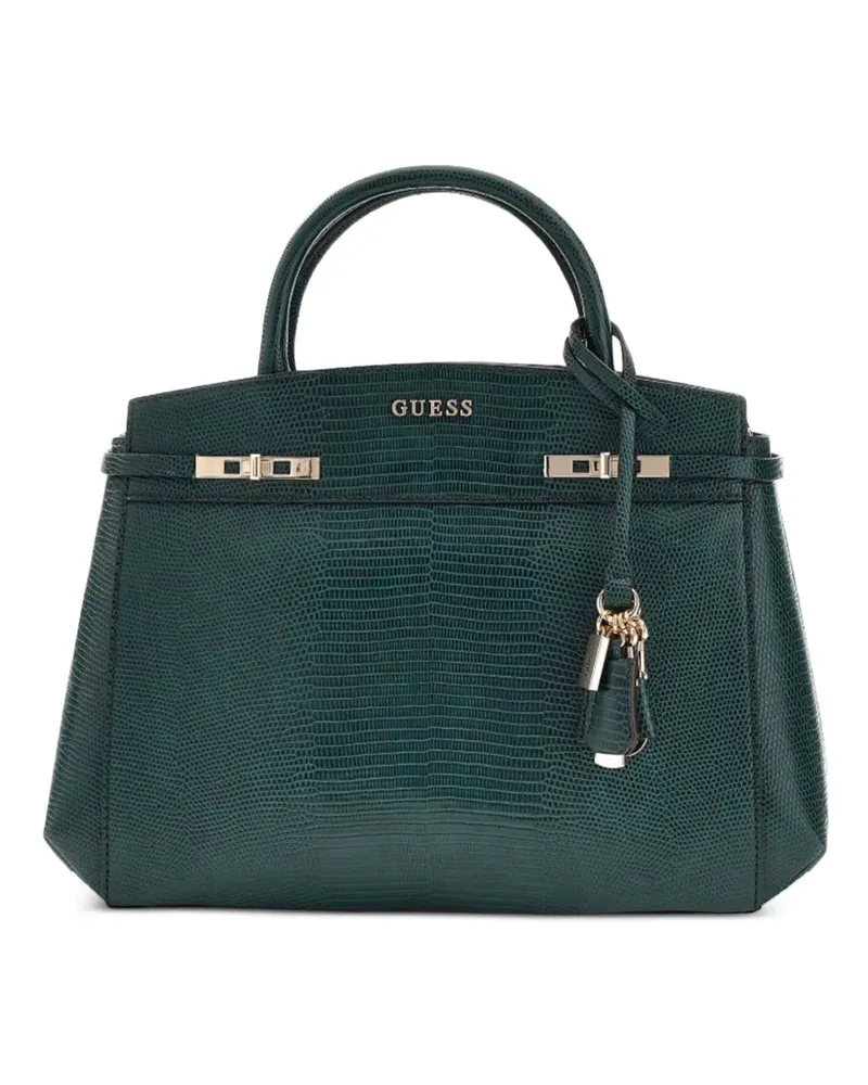 Guess Melinda lizard-effect tote bag - Grün Grün