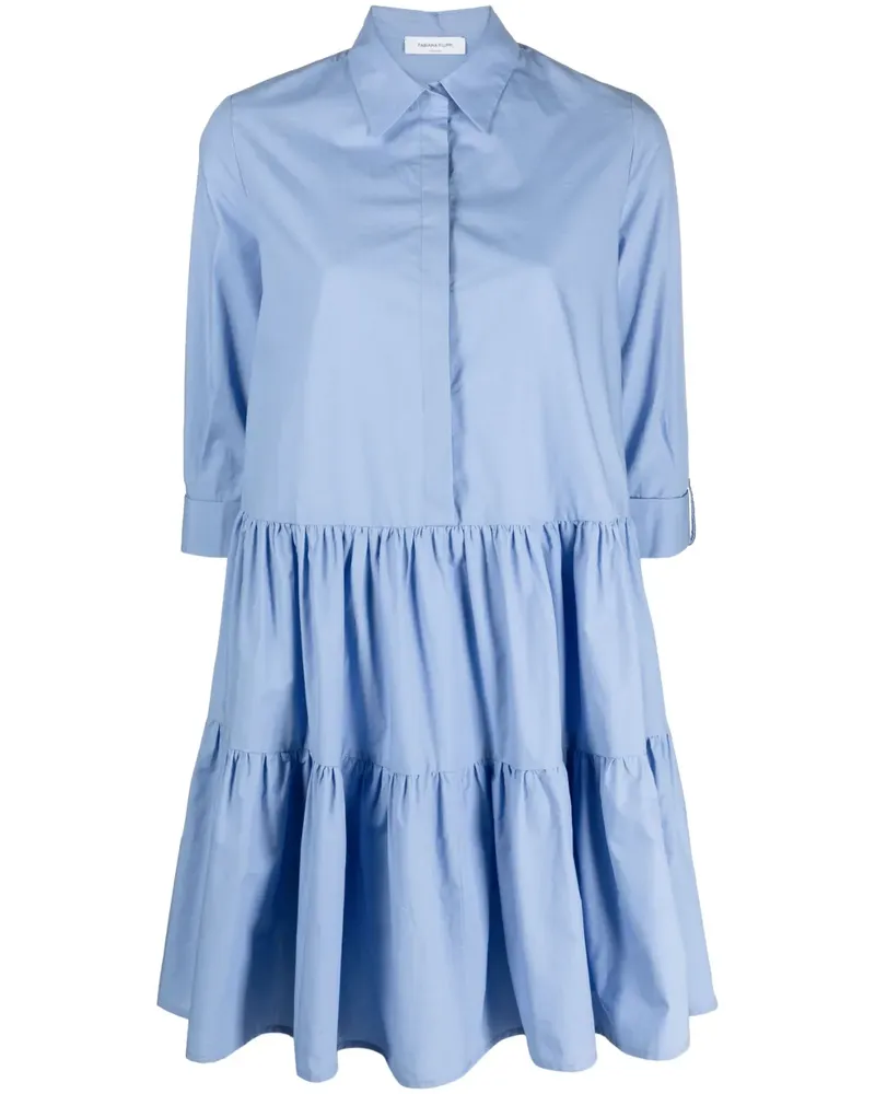 Fabiana Filippi Gestuftes Kleid - Blau Blau
