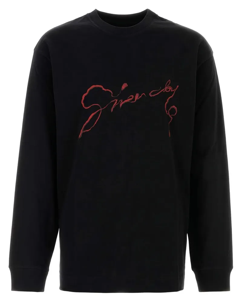 Givenchy T-Shirt mit Logo-Print - Schwarz Schwarz