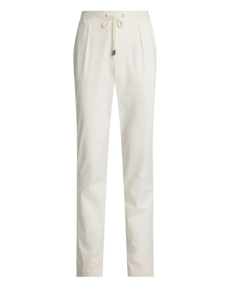 Ralph Lauren Bundfaltenhose mit Kordelzug - Weiß Weiß