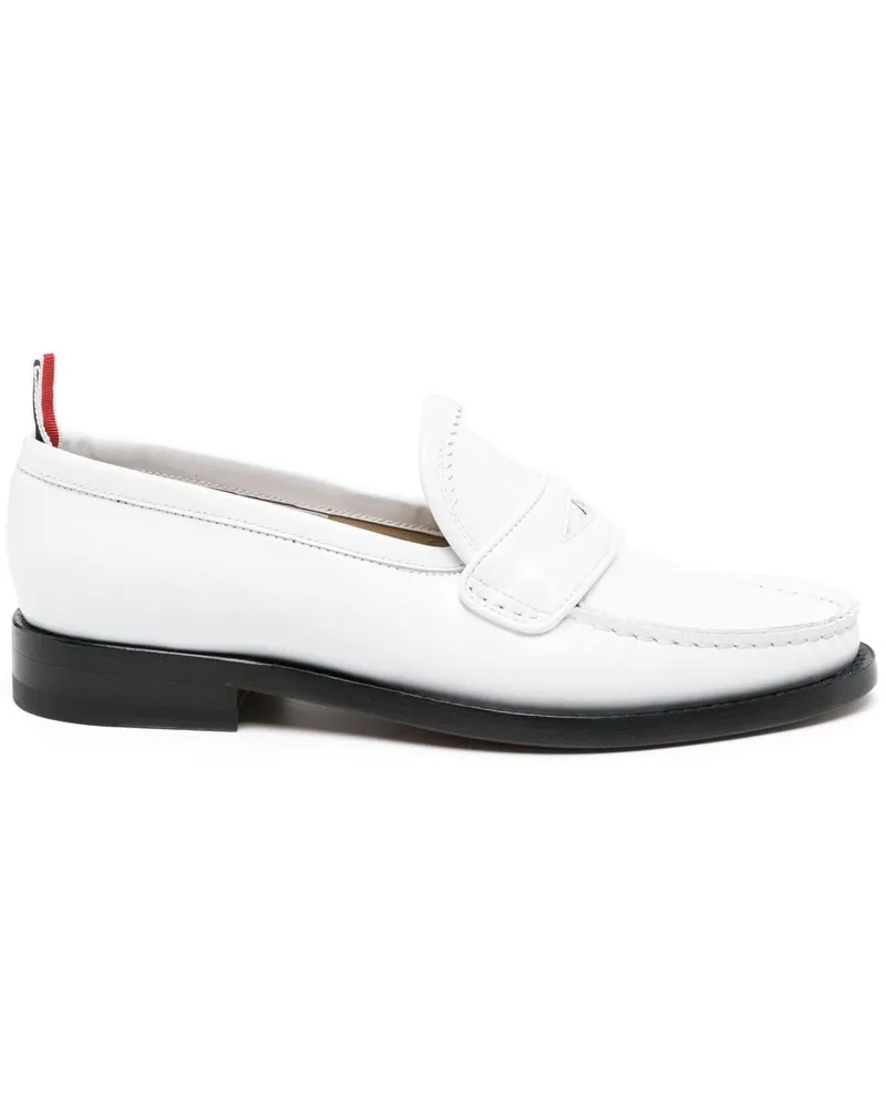 Thom Browne Loafer im College-Look - Weiß Weiß