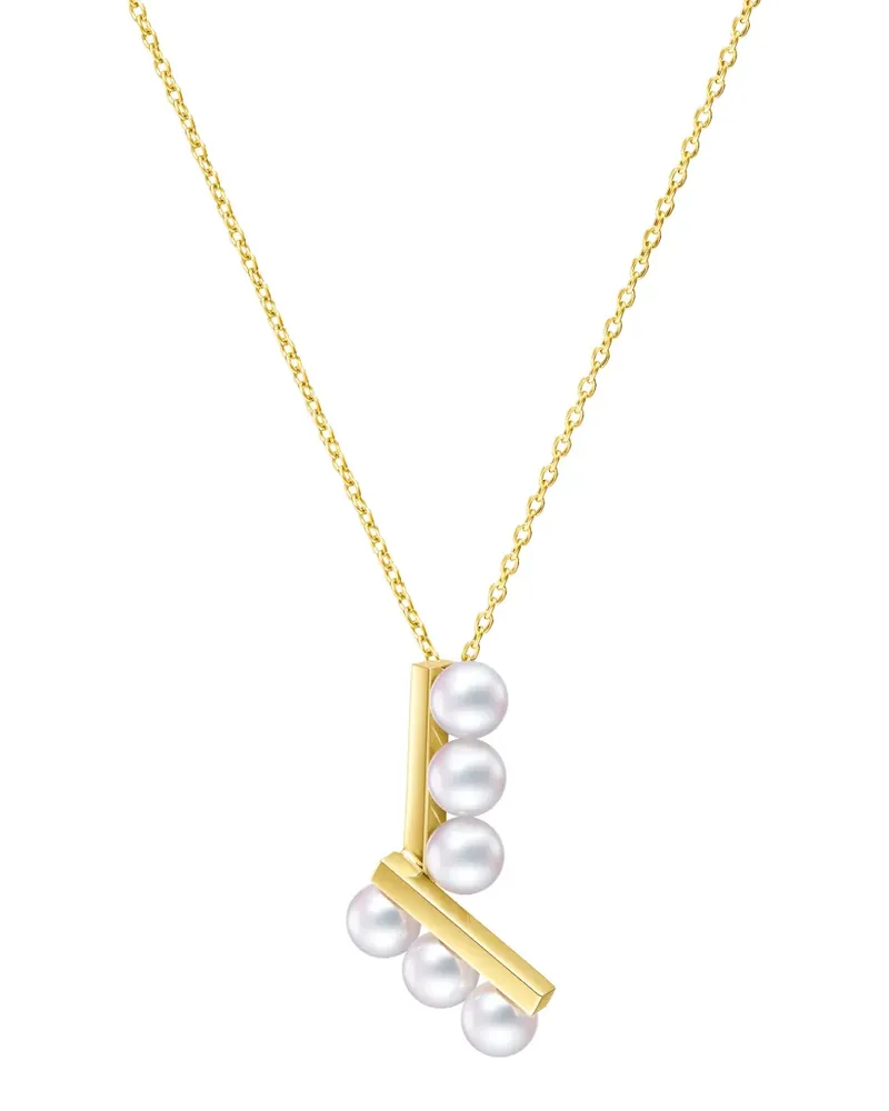 TASAKI Balance Arm Neo pearl necklace - Gold Gold
