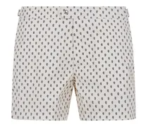Badeshorts mit Print - Nude