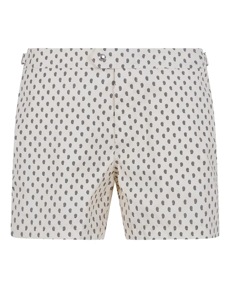 Tom Ford printed swim shorts - Nude Nude