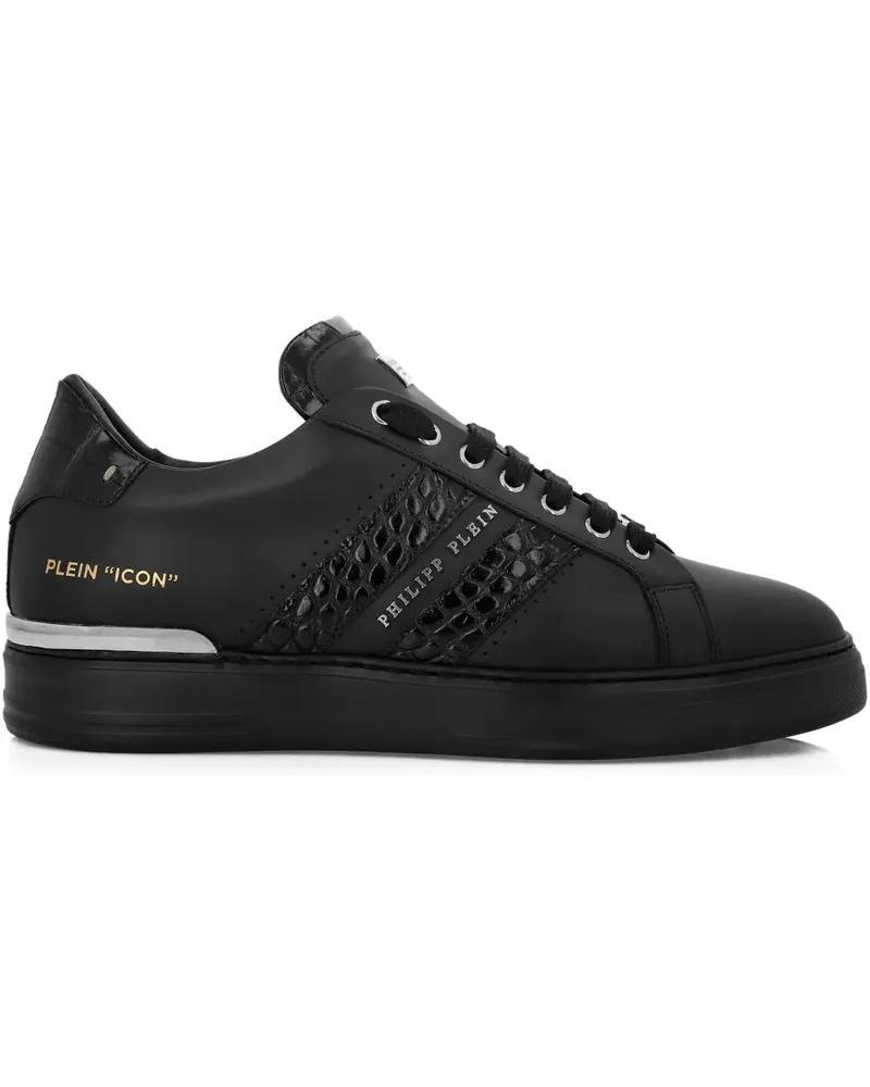 Philipp Plein Klassische Sneakers - Schwarz Schwarz