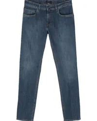 Fay Halbhohe Slim-Fit-Jeans Blau