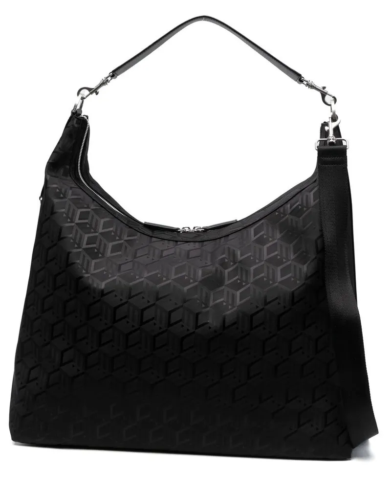 MCM Mittelgroßer Jacquard-Shopper - Schwarz Schwarz
