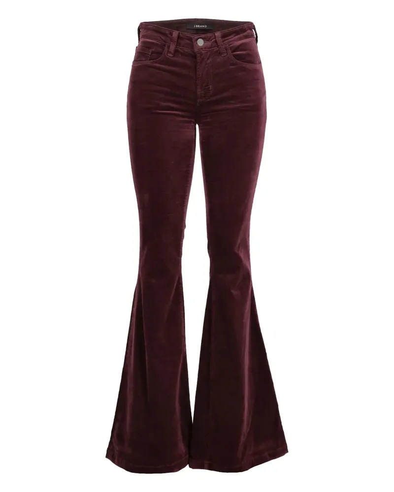 J Brand velvet flared trousers - Violett Violett