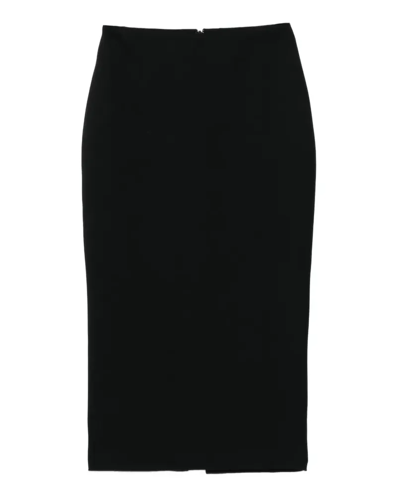 House of Dagmar stretch midi skirt - Schwarz Schwarz