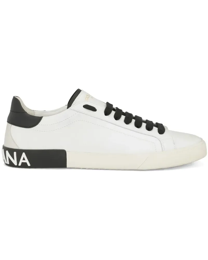 Dolce & Gabbana Portofino Sneakers - Weiß Weiß