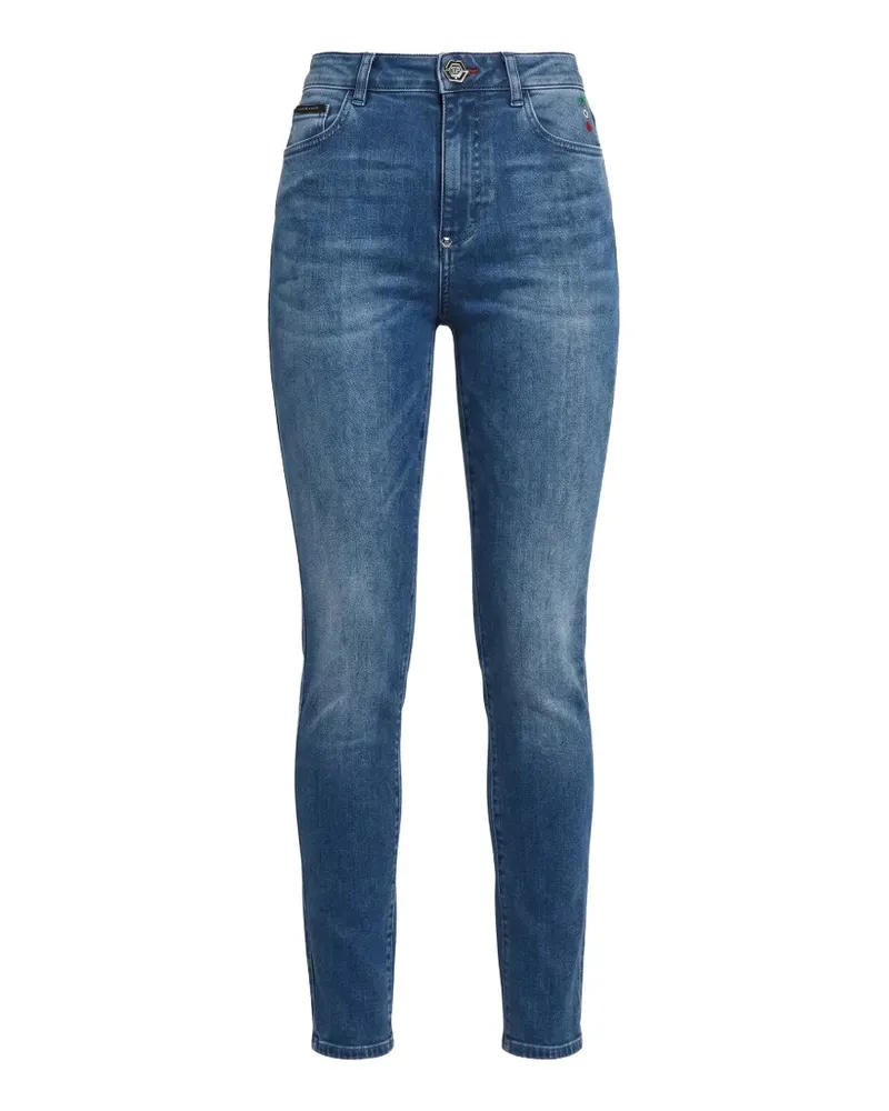 Philipp Plein high-waist jeggins - Blau Blau