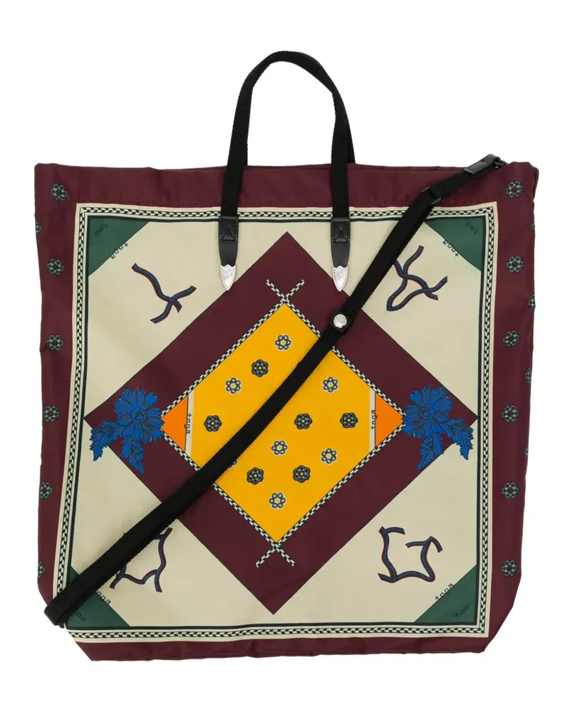 Toga Tote Bag mit Print - Gelb Gelb