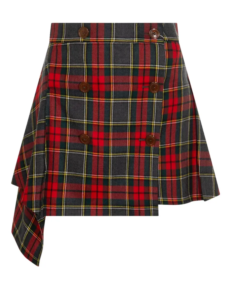 Vivienne Westwood Asymmetrischer Rock - Rot Rot