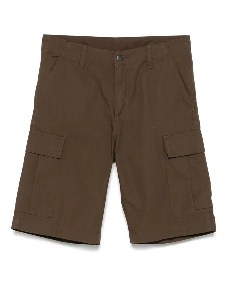 Carhartt WIP Cargo-Shorts mit Logo-Patch - Braun Braun