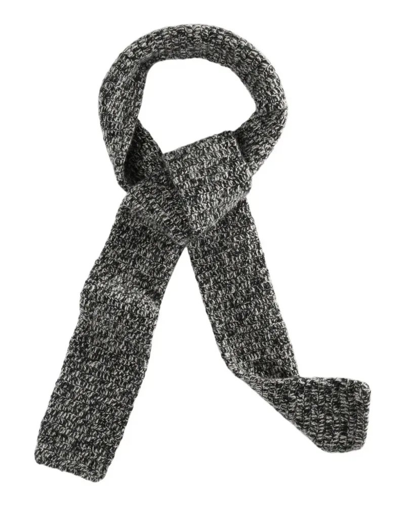 Ziggy Chen chunky-knit scarf - Grau Grau