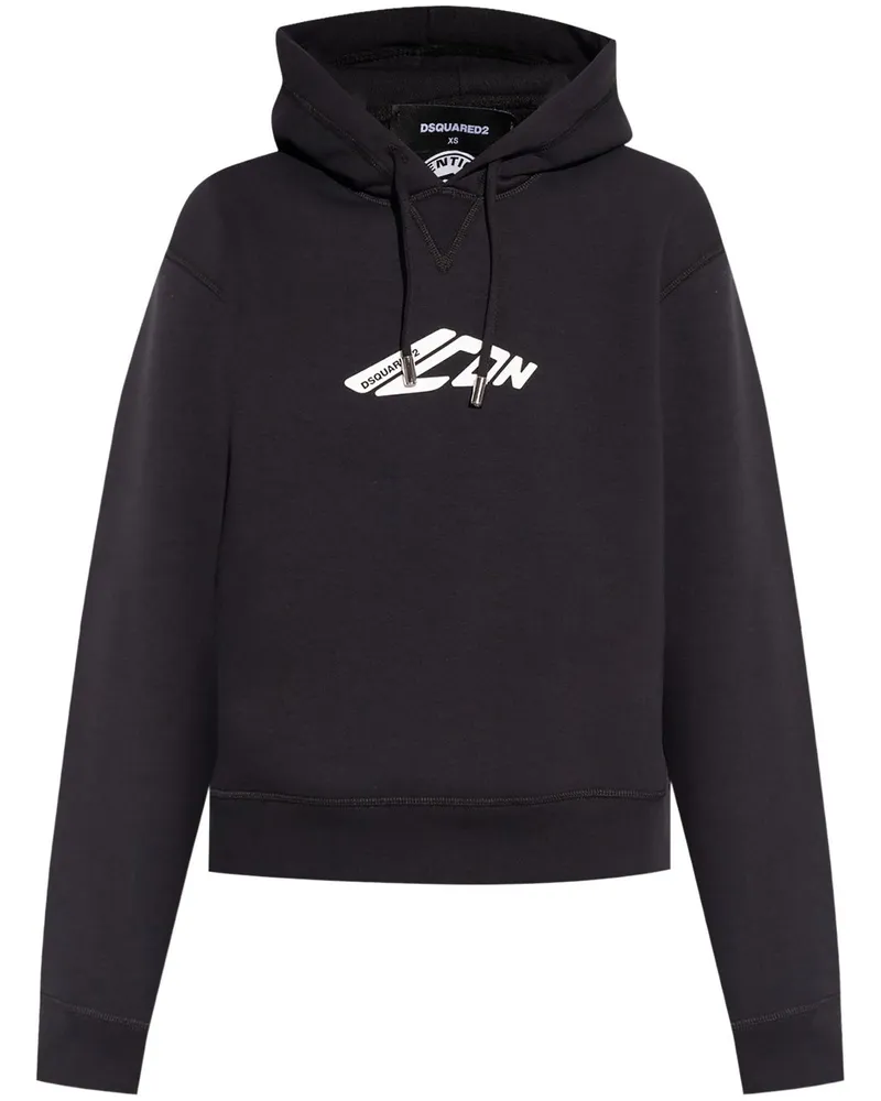 Dsquared2 Icon Hoodie - Schwarz Schwarz