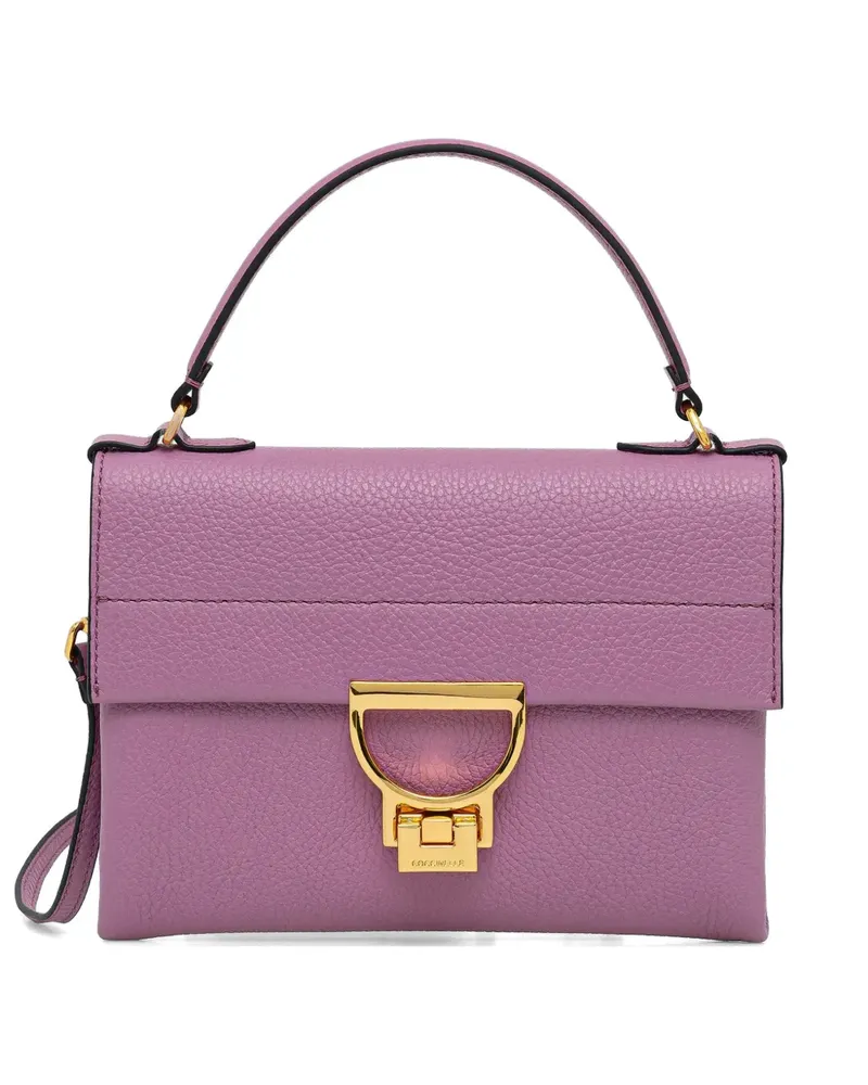 Coccinelle mini Arlettis satchel bag - Violett Violett