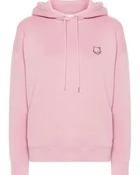 Kitsuné Hoodie mit Fuchs Rosa