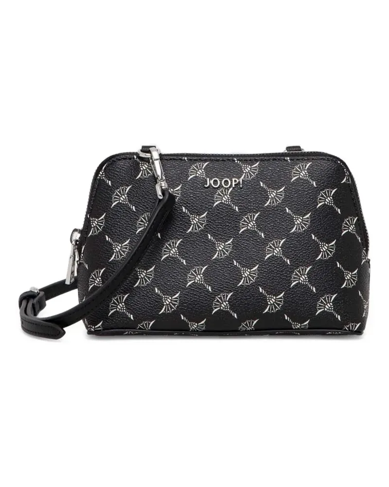 JOOP! Satchel-Tasche mit Blumen-Print - Schwarz Schwarz