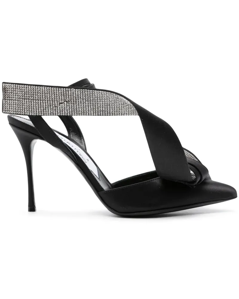 Sergio Rossi Pumps mit Schleifen - Schwarz Schwarz