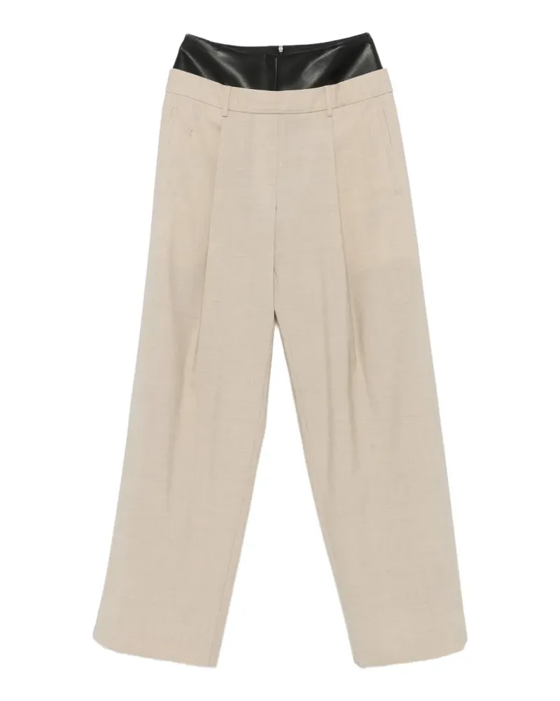 Esse Studios Alessio pleated trousers - Nude Nude