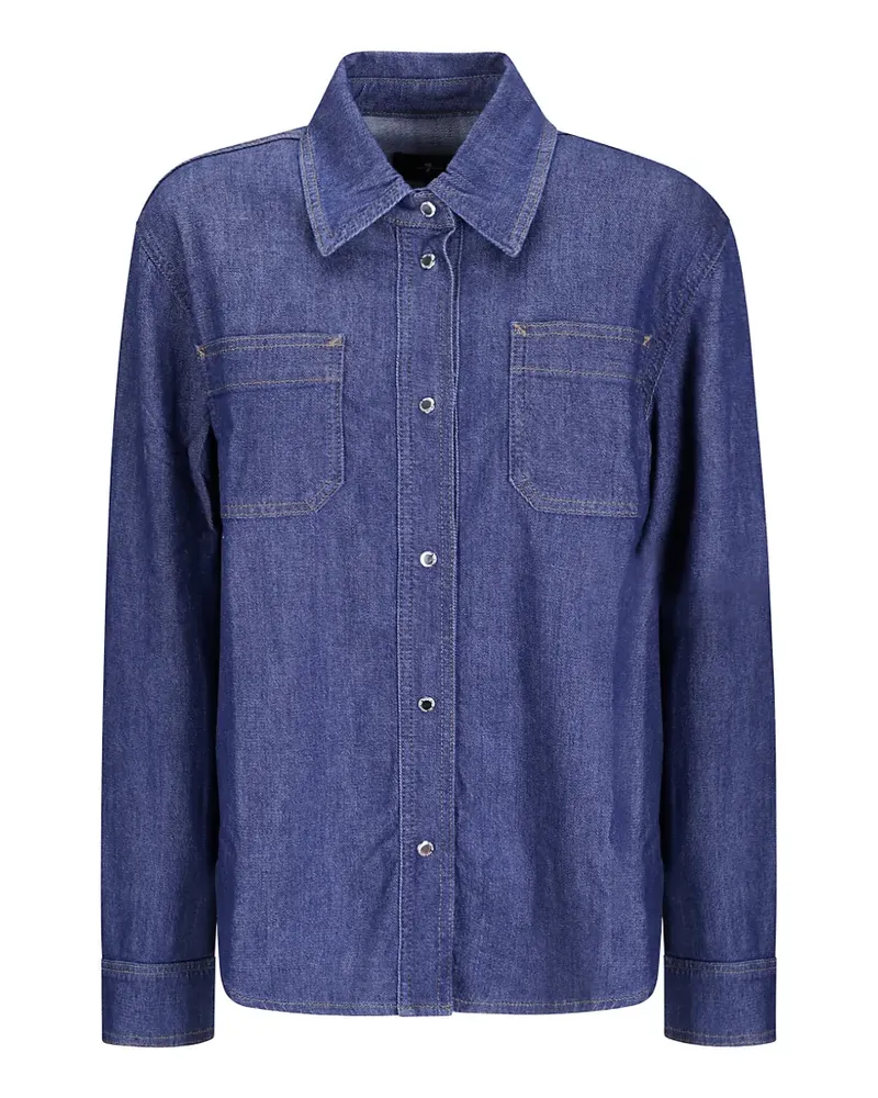 7 for all mankind Halona Classic Jeanshemd - Blau Blau