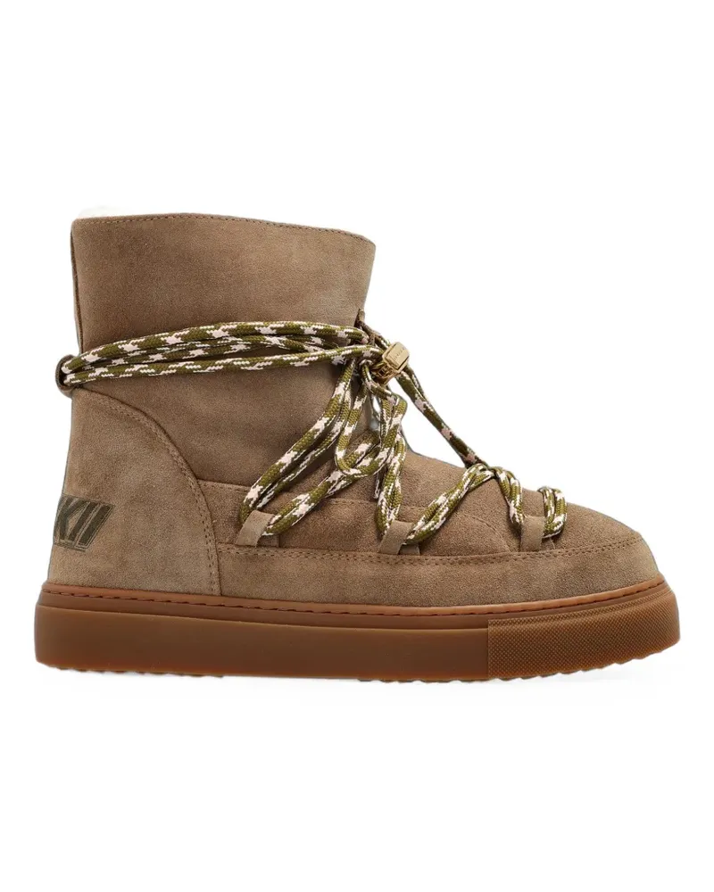 INUIKII suede snow boots - Nude Nude