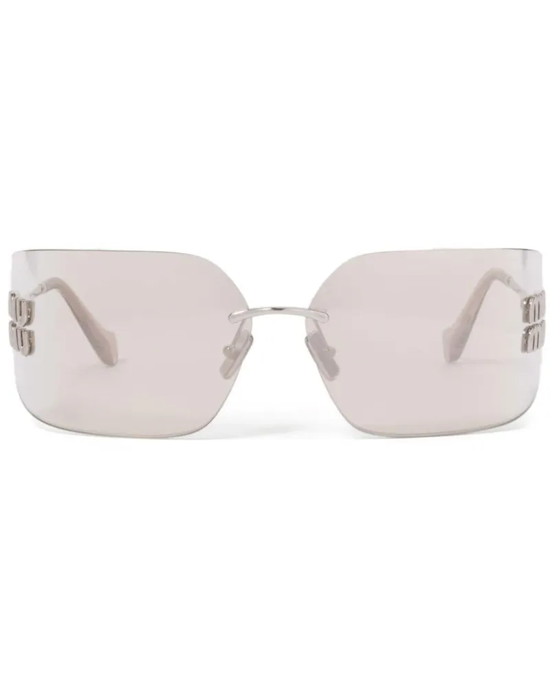 Miu Miu Runway Sonnenbrille - Silber Silber