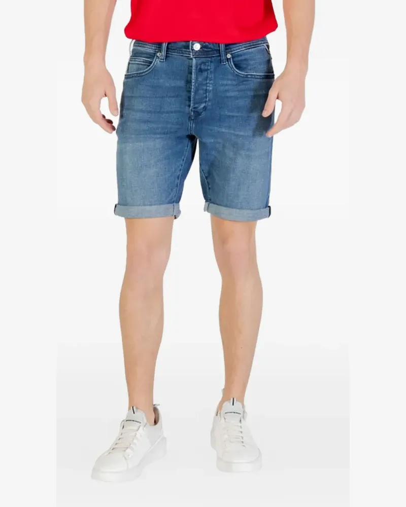 Replay Shorts mit Umschlag - Blau Blau