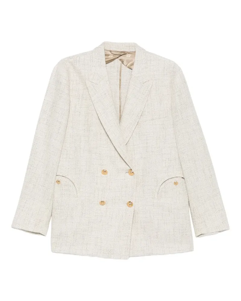 Blazé Milano Crancy Nightbreak double-breasted blazer - Nude Nude