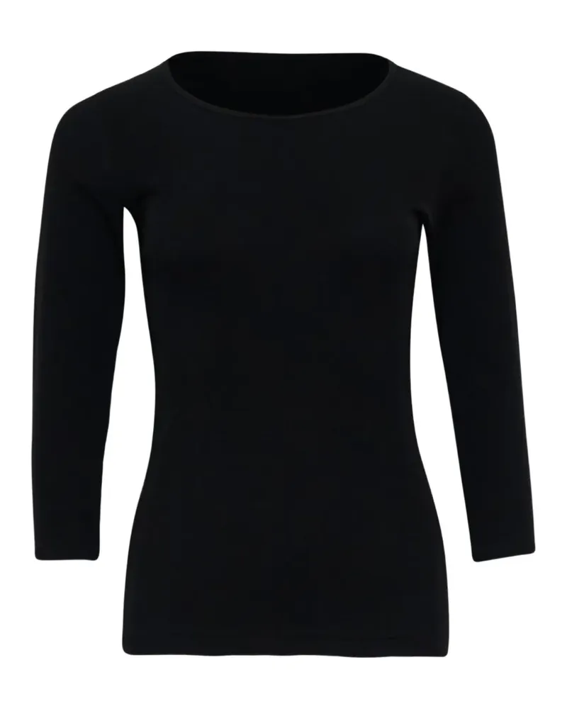 Yohji Yamamoto long-sleeve T-shirt - Schwarz Schwarz
