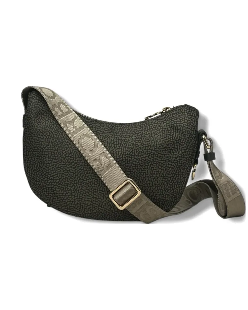 Borbonese Mini Luna Tasche - Grün Grün