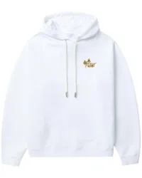 OFF-WHITE Ramage Flower Arrow Hoodie Weiß