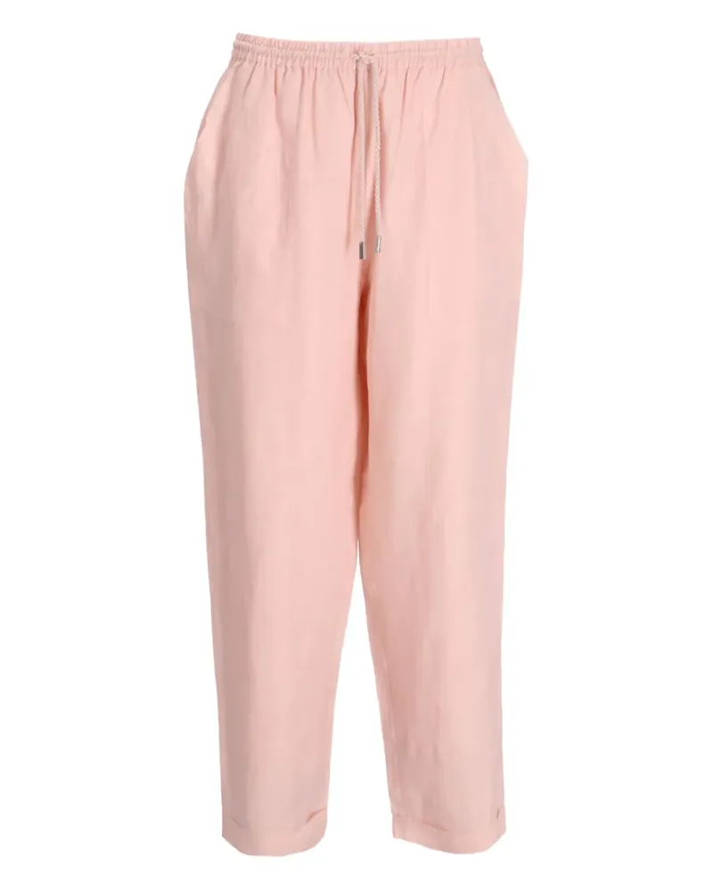HUGO BOSS Tapered-Hose mit Kordelzug - Rosa Rosa