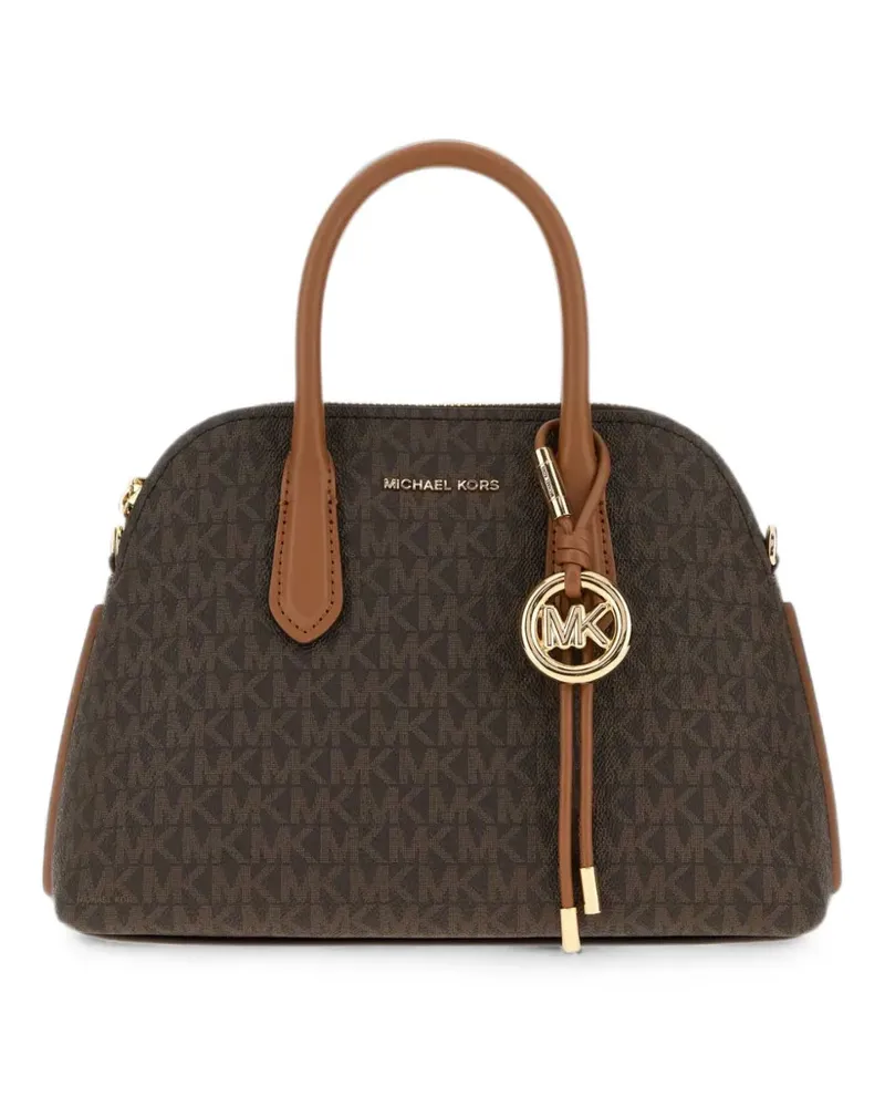 Michael Kors monogram-print logo-plaque tote bag - Braun Braun